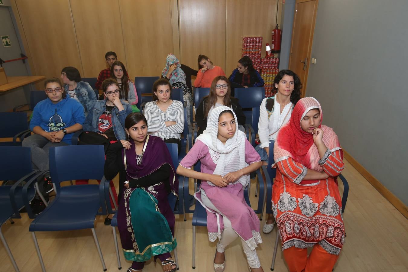 Visita de alumnos del IES Comercio