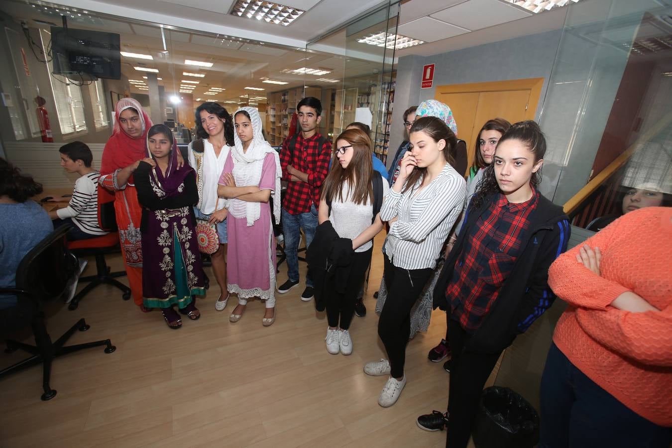 Visita de alumnos del IES Comercio