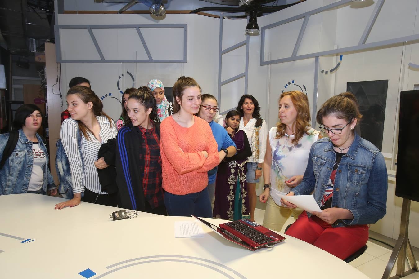 Visita de alumnos del IES Comercio