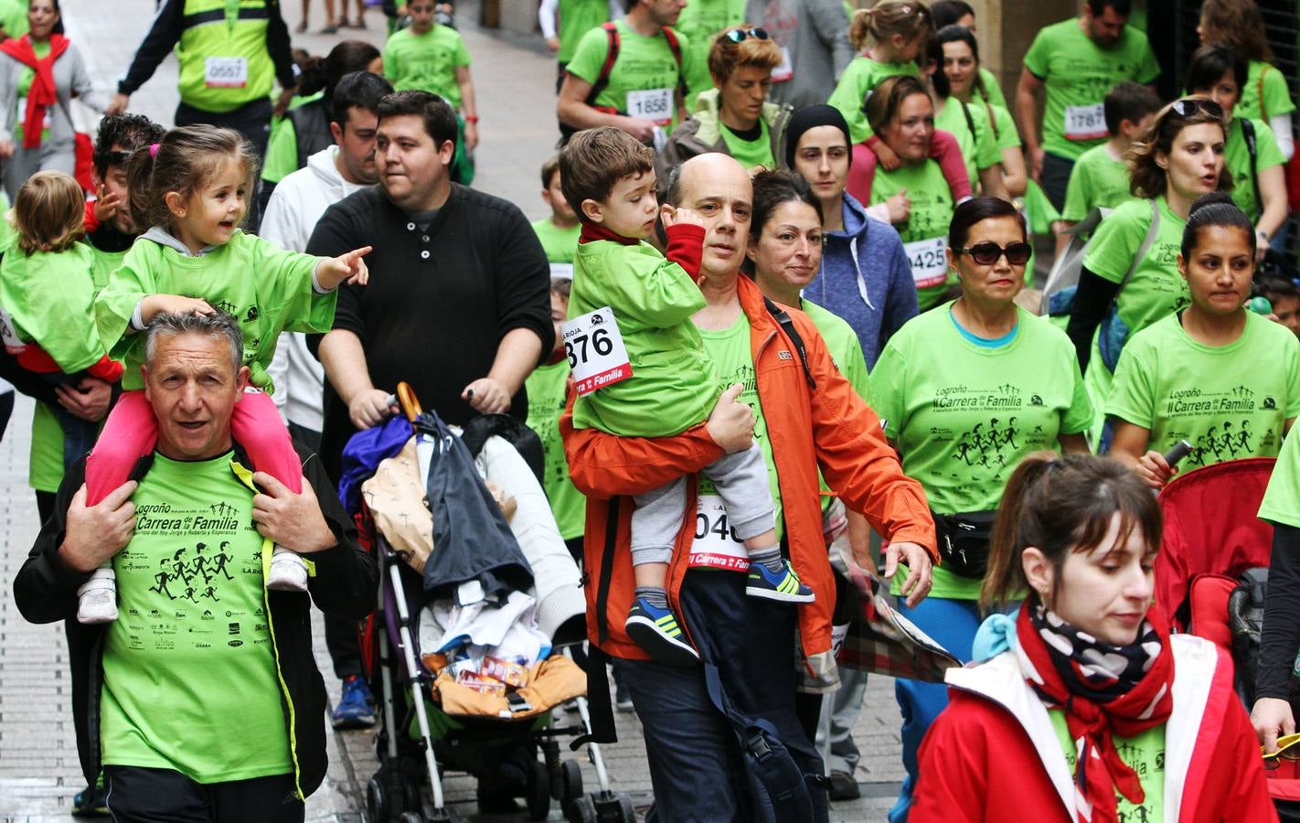 Carrera de la familia en Logroño