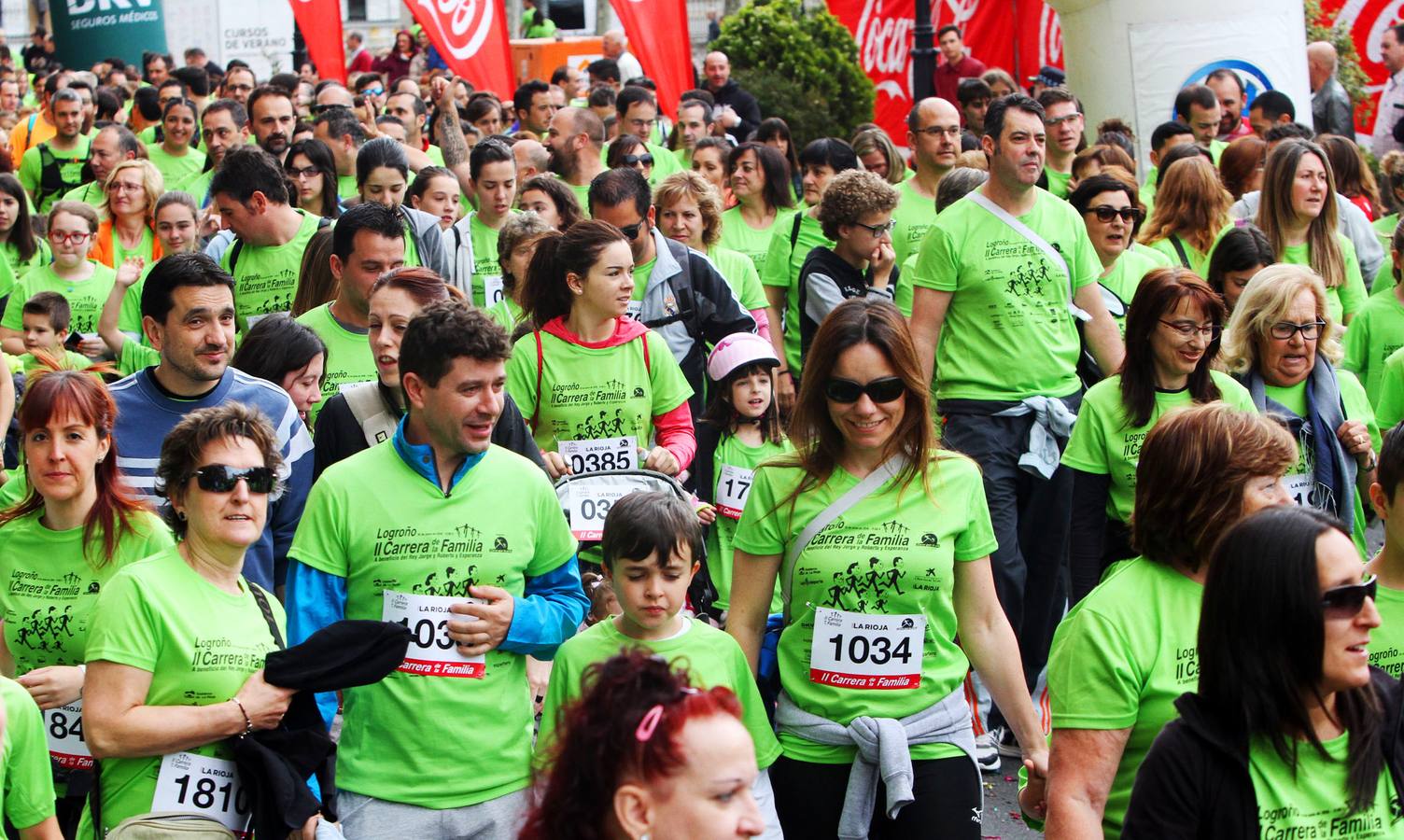 Carrera de la familia en Logroño