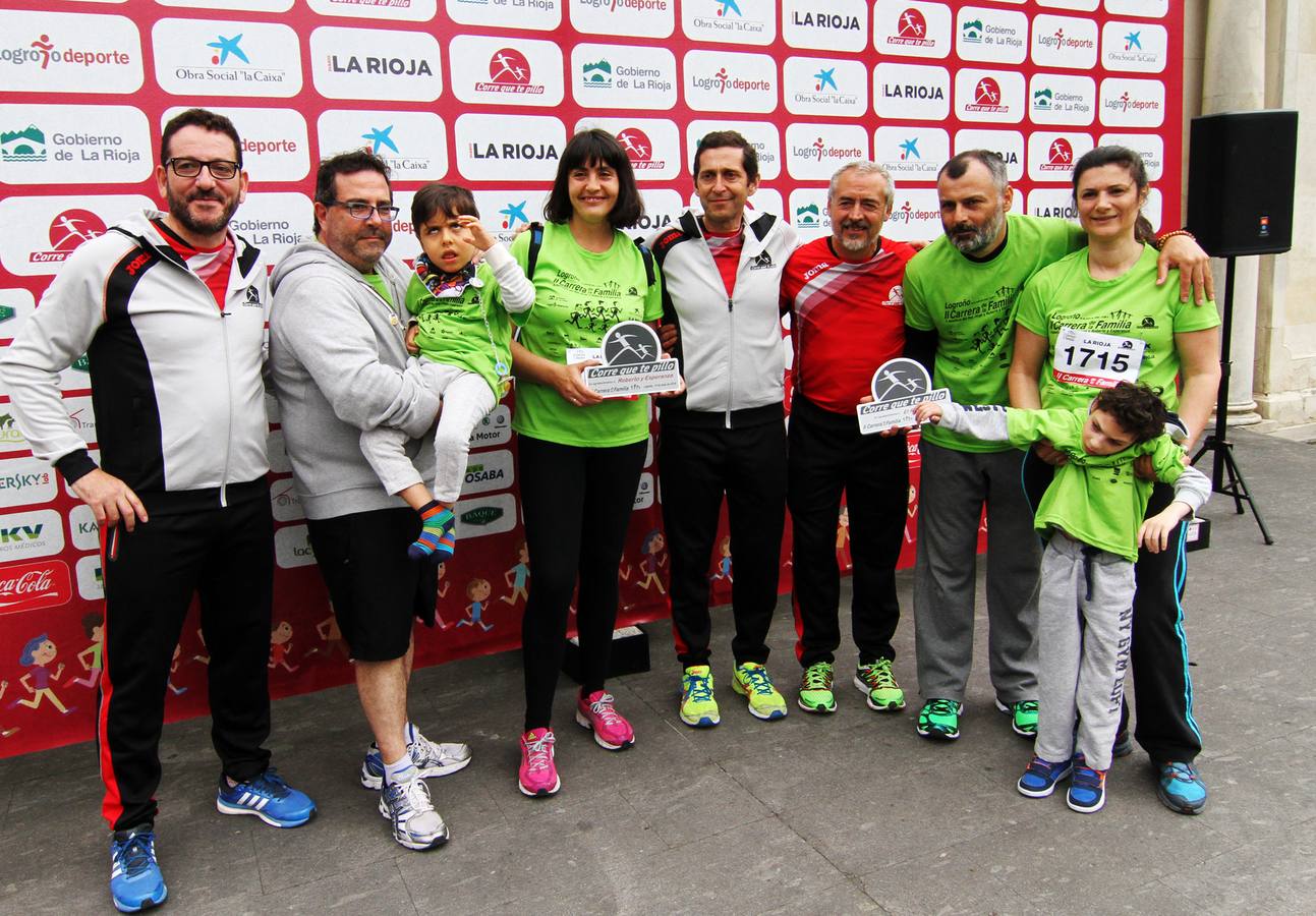 Carrera de la familia en Logroño