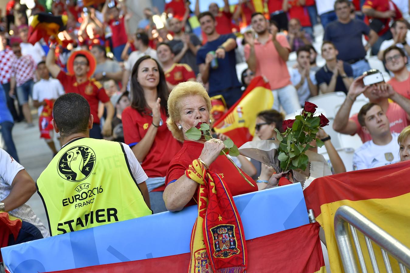 Los croatas controlados, los españoles animados