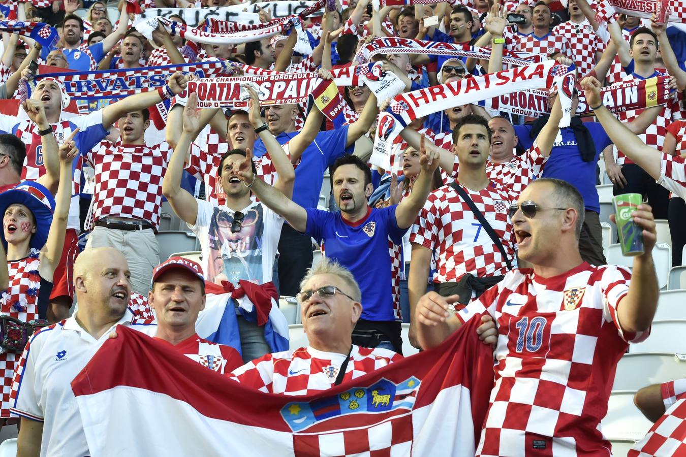 Los croatas controlados, los españoles animados