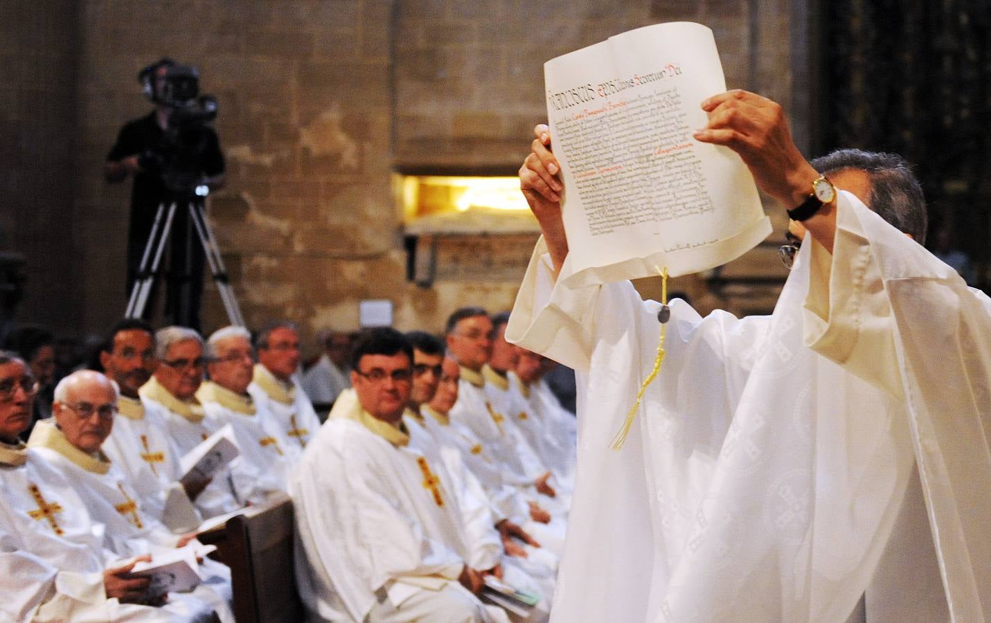 Ceremonia de nombramiento de Carlos Escribano como nuevo obispo de La Rioja