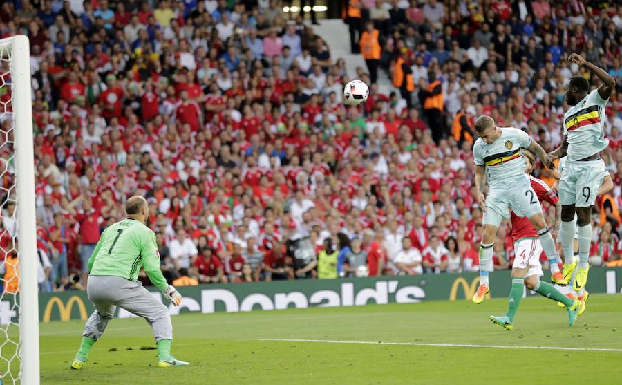 Las mejores imágenes del Hungría-Bélgica