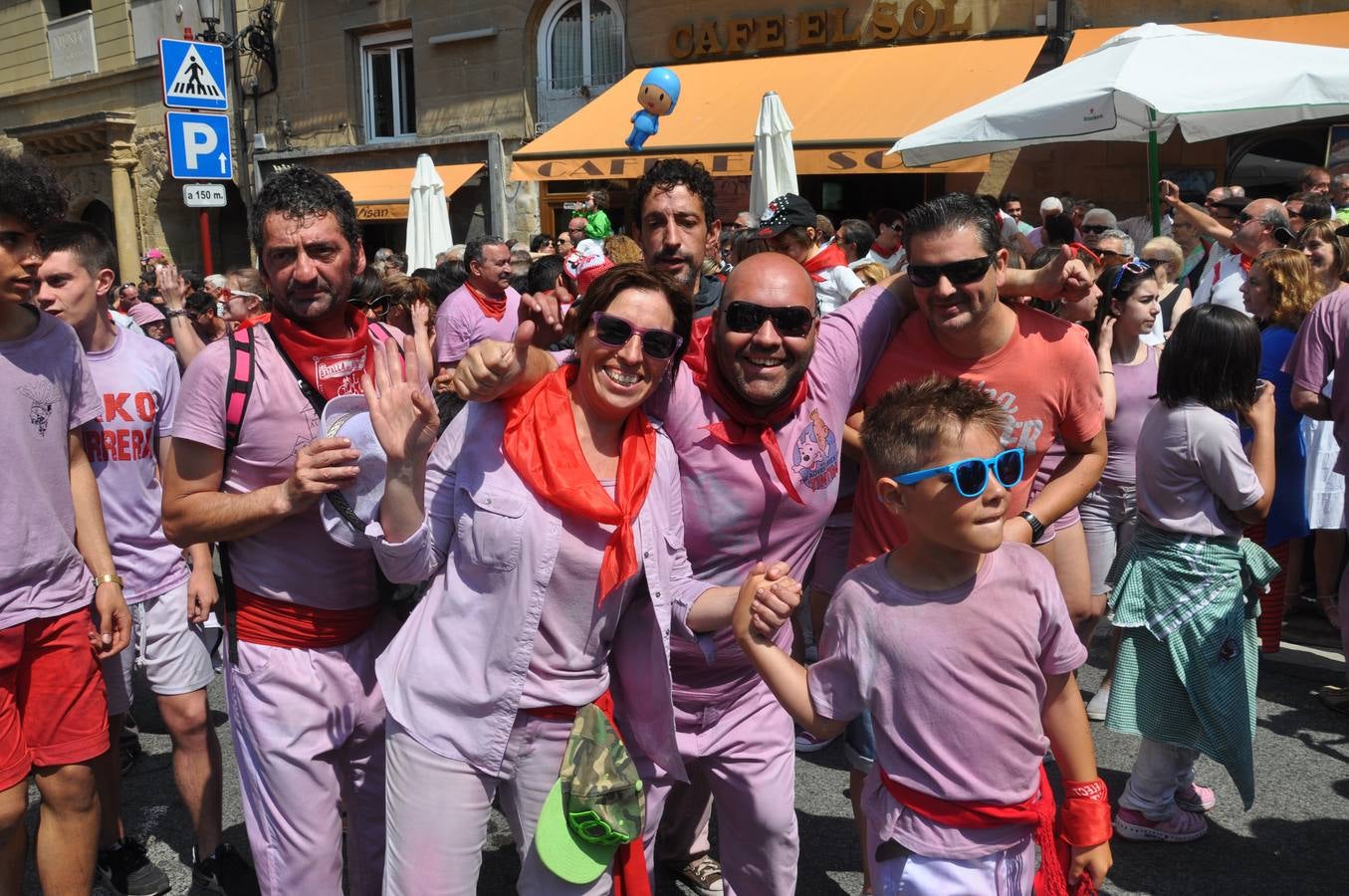 Las Vueltas en Haro y el almuerzo tras la Batalla del Vino