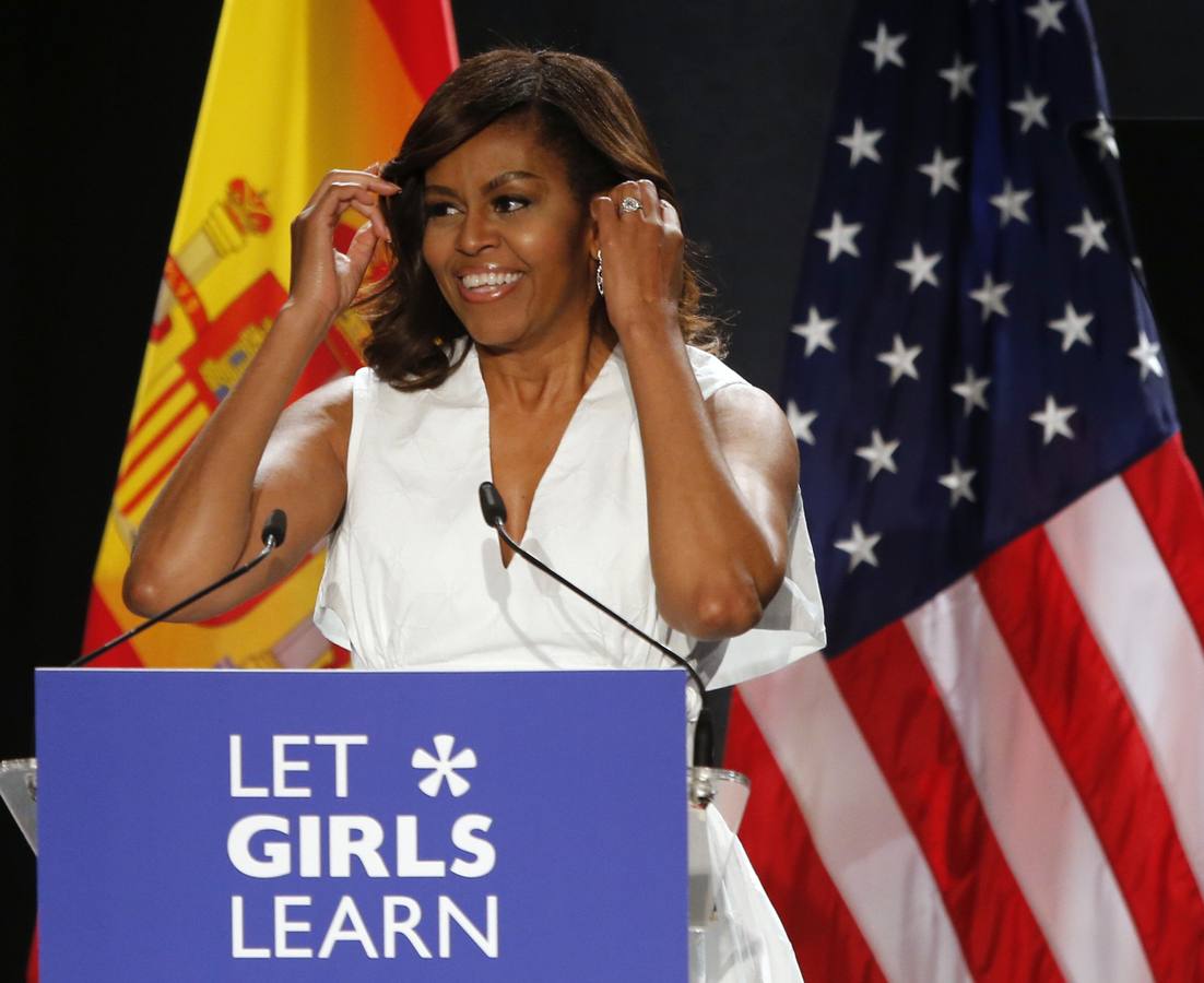 La conferencia de Michelle Obama, en Madrid