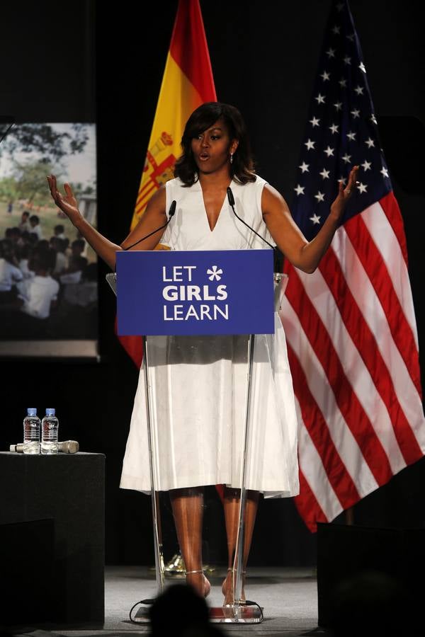 La conferencia de Michelle Obama, en Madrid