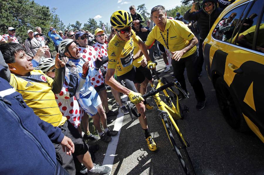 El accidente de Chris Froome en el Tour, en imágenes