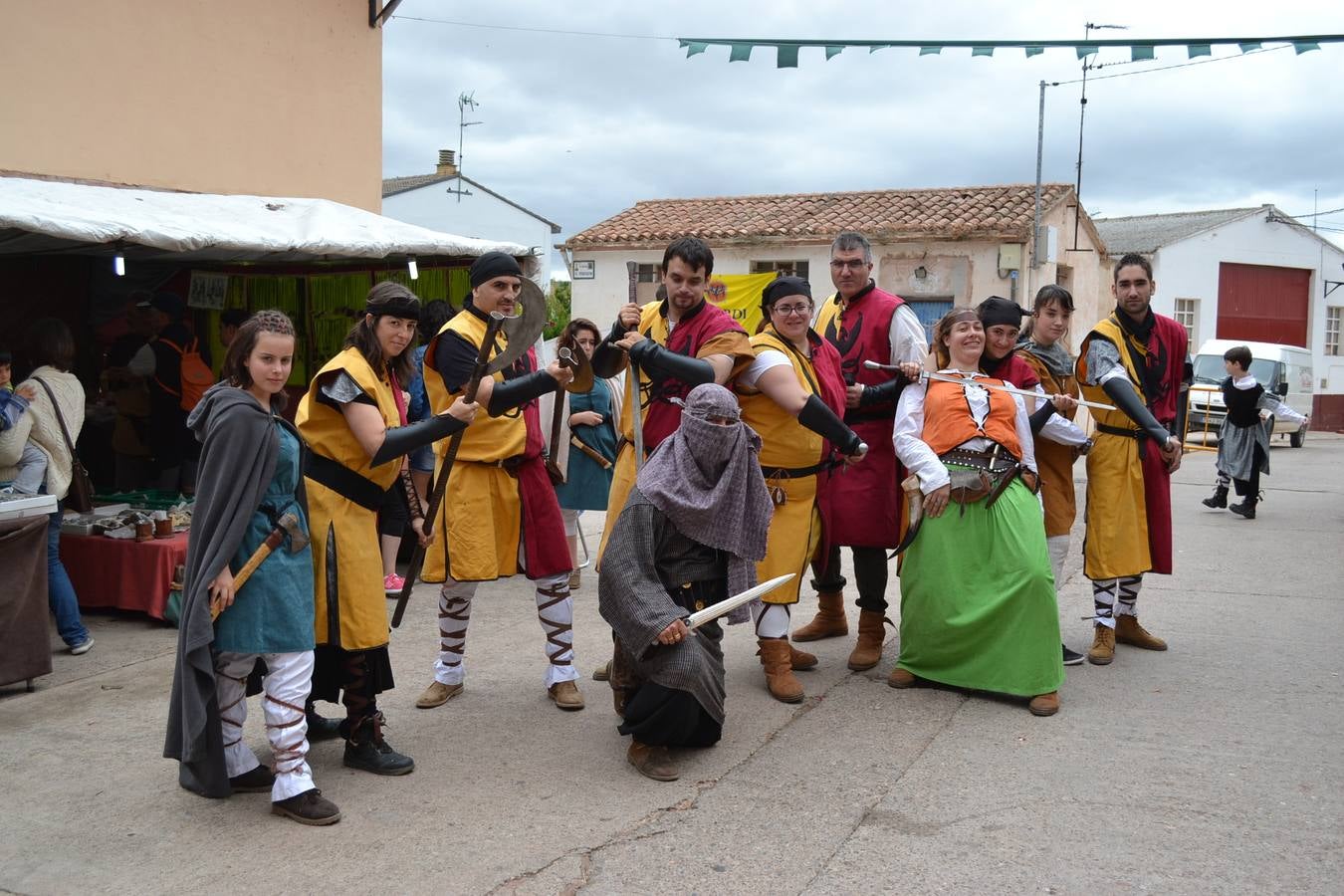 Mercado medieval en Azofra