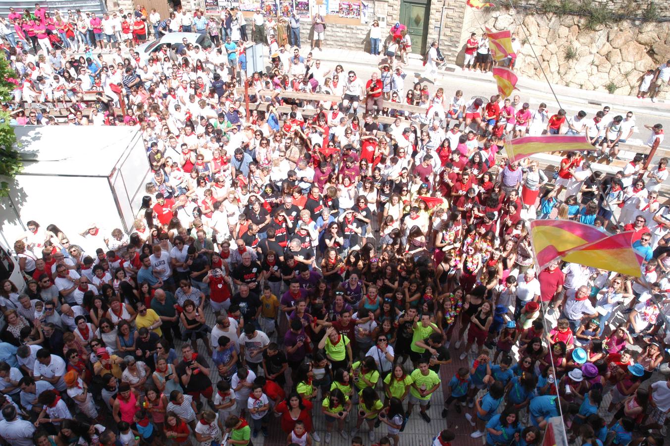 Disparo del chupinazo en Cervera