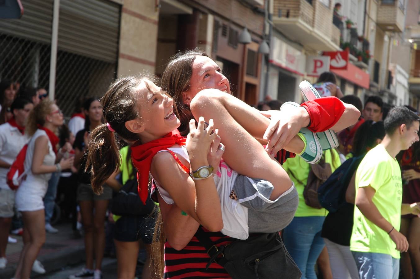 Disparo del chupinazo en Cervera