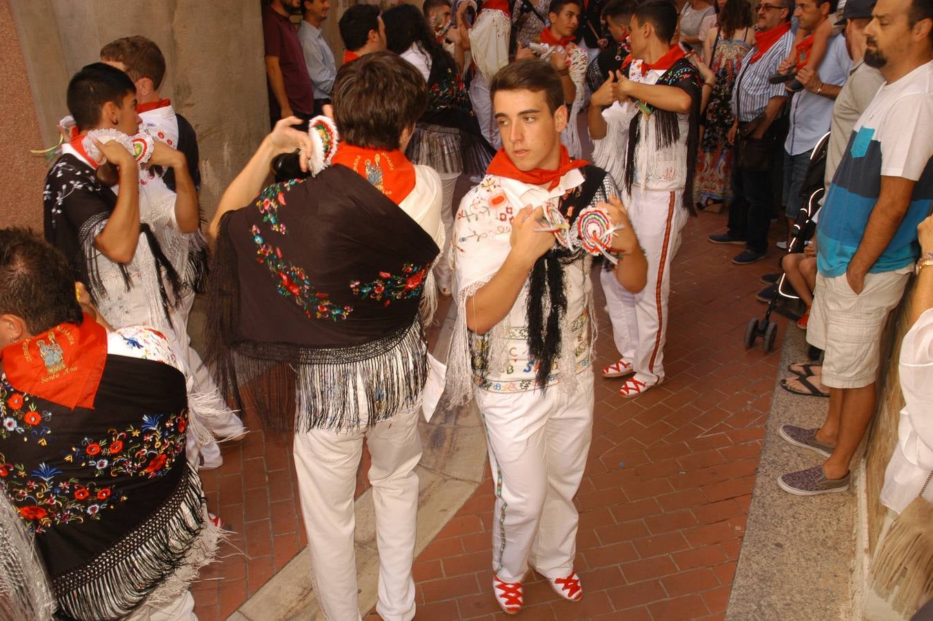 Cervera celebra la bajada de Santa Ana