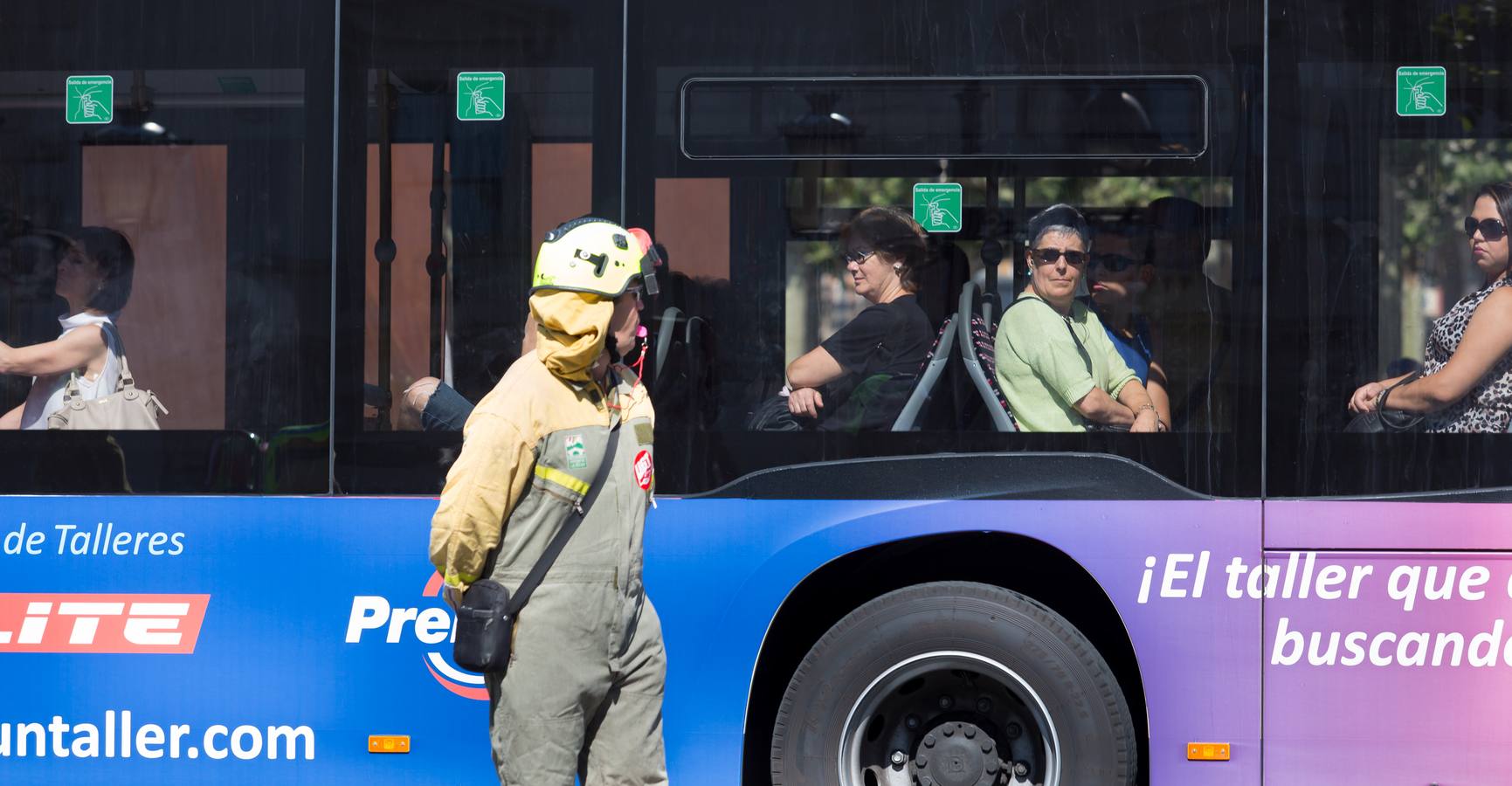 Los retenes se manifiestan para reclamar la categoría de Bombero Forestal