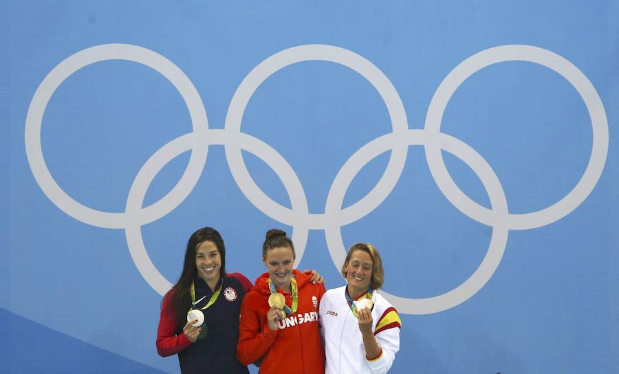 Mireia Belmonte se cuelga el bronce en los 400 estilos