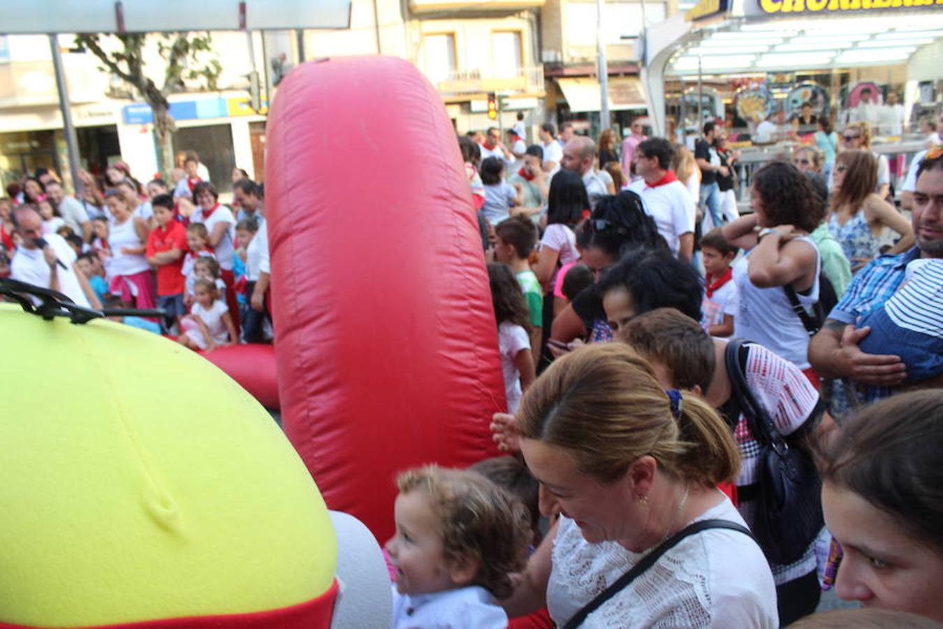 Sanferminions, el último acto infantil del las fiestas de Calahorra