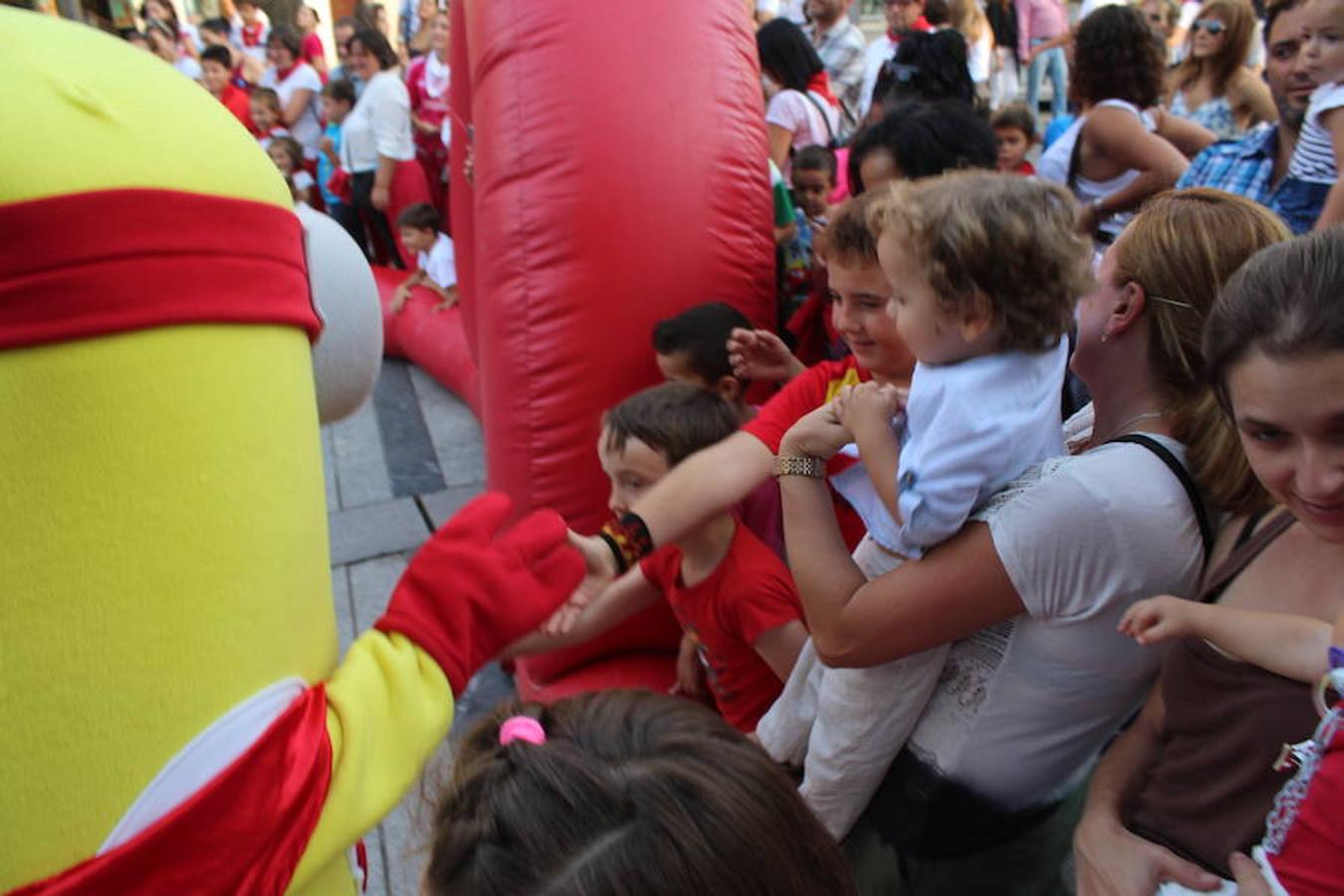 Sanferminions, el último acto infantil del las fiestas de Calahorra