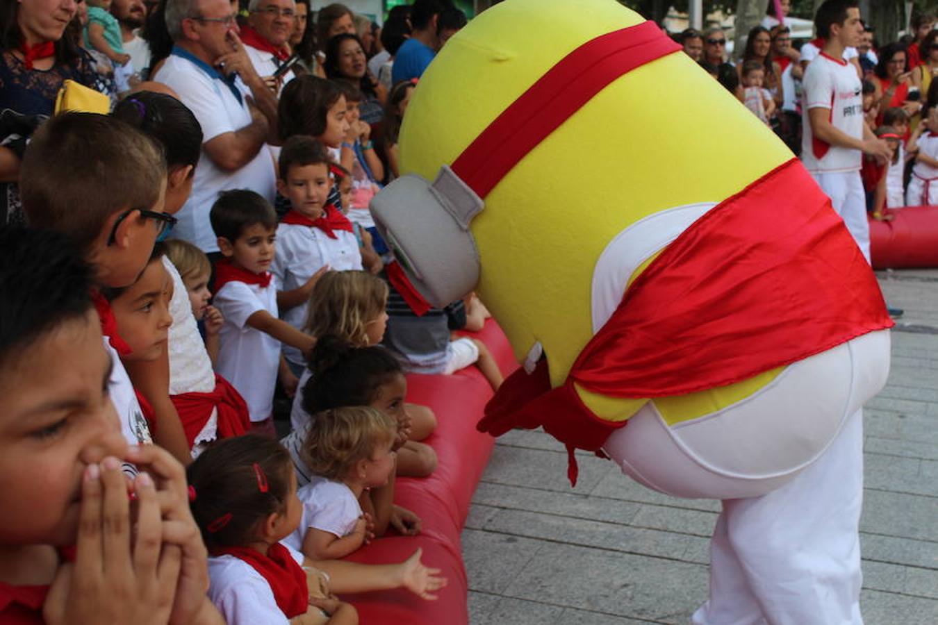 Sanferminions, el último acto infantil del las fiestas de Calahorra