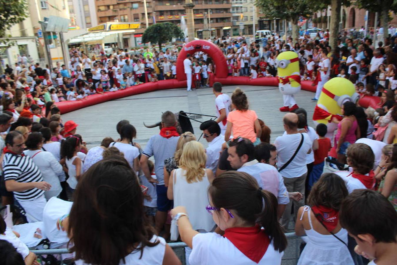 Sanferminions, el último acto infantil del las fiestas de Calahorra