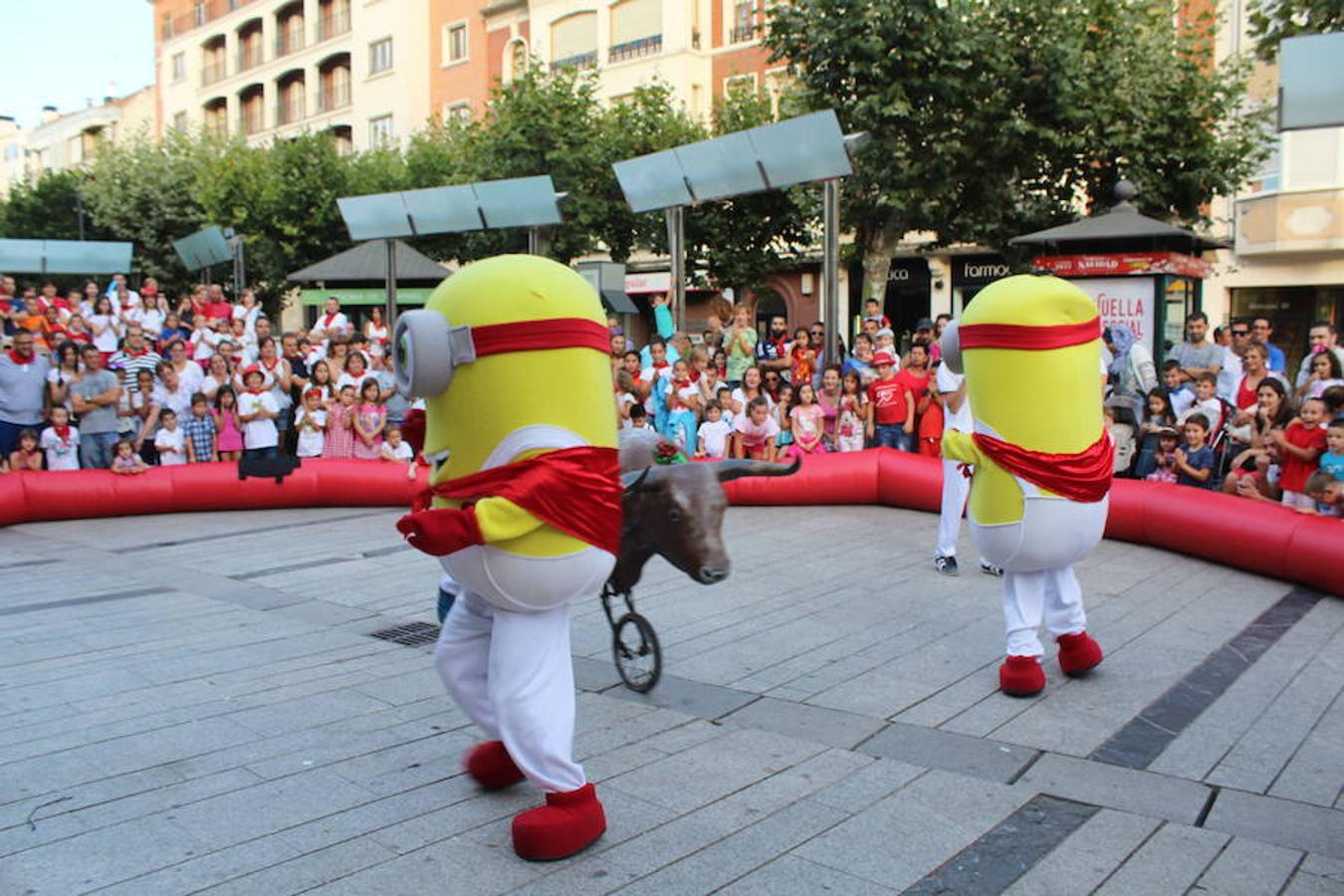 Sanferminions, el último acto infantil del las fiestas de Calahorra