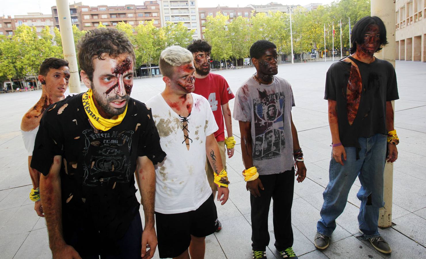 La preparación de la noche logroñesa de Survival Zombie