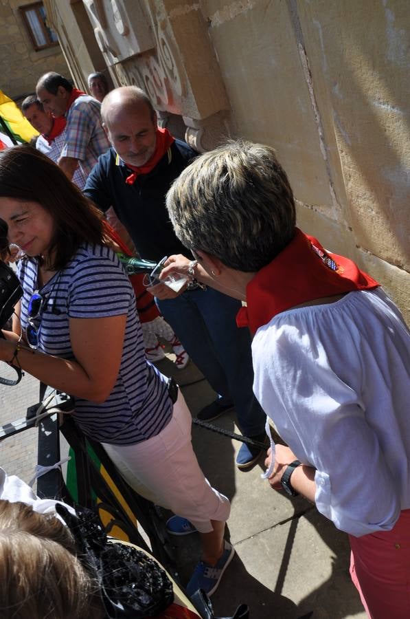 San Vicente de la Sonsierra lanza el cohete