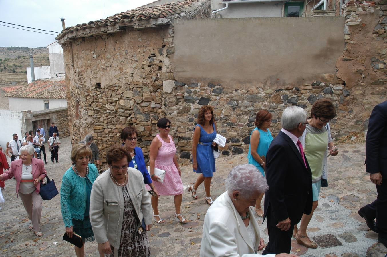 Grávalos celebra su día grande con la procesión de la Virgen de la Antigua