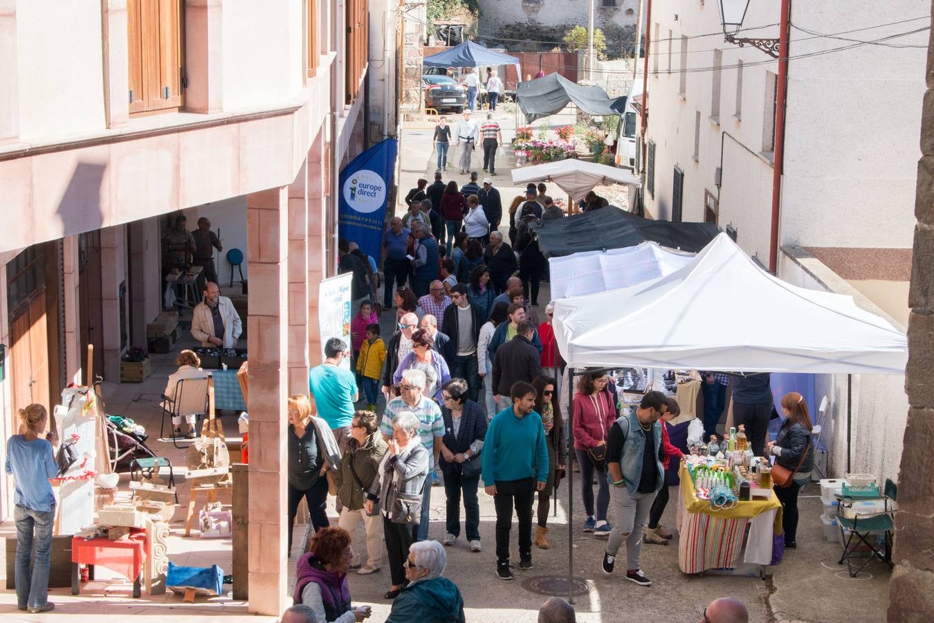 Feria de artesanía y ganadería en Ojacastro