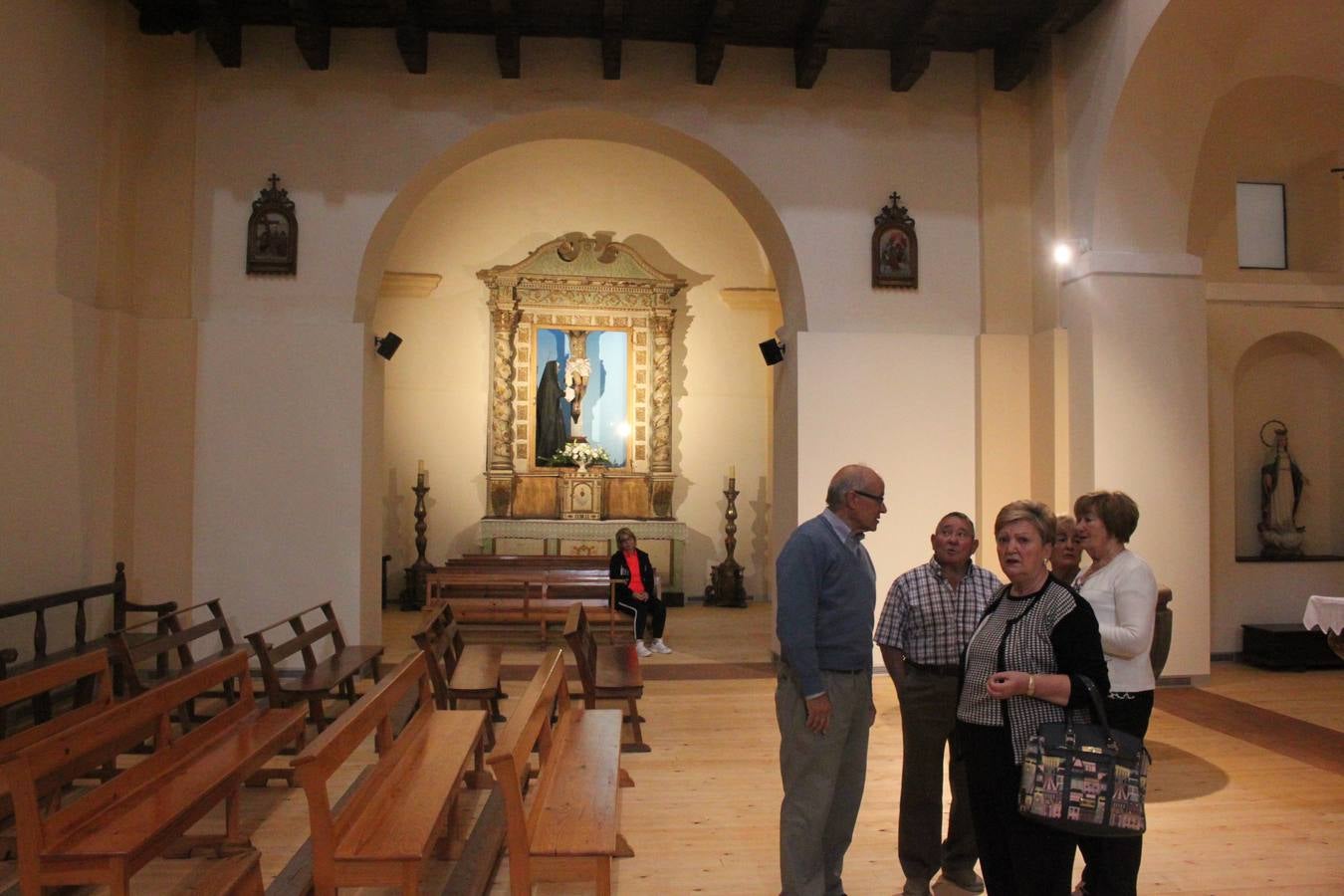 Puertas abiertas en la restaurada iglesia del Burgo