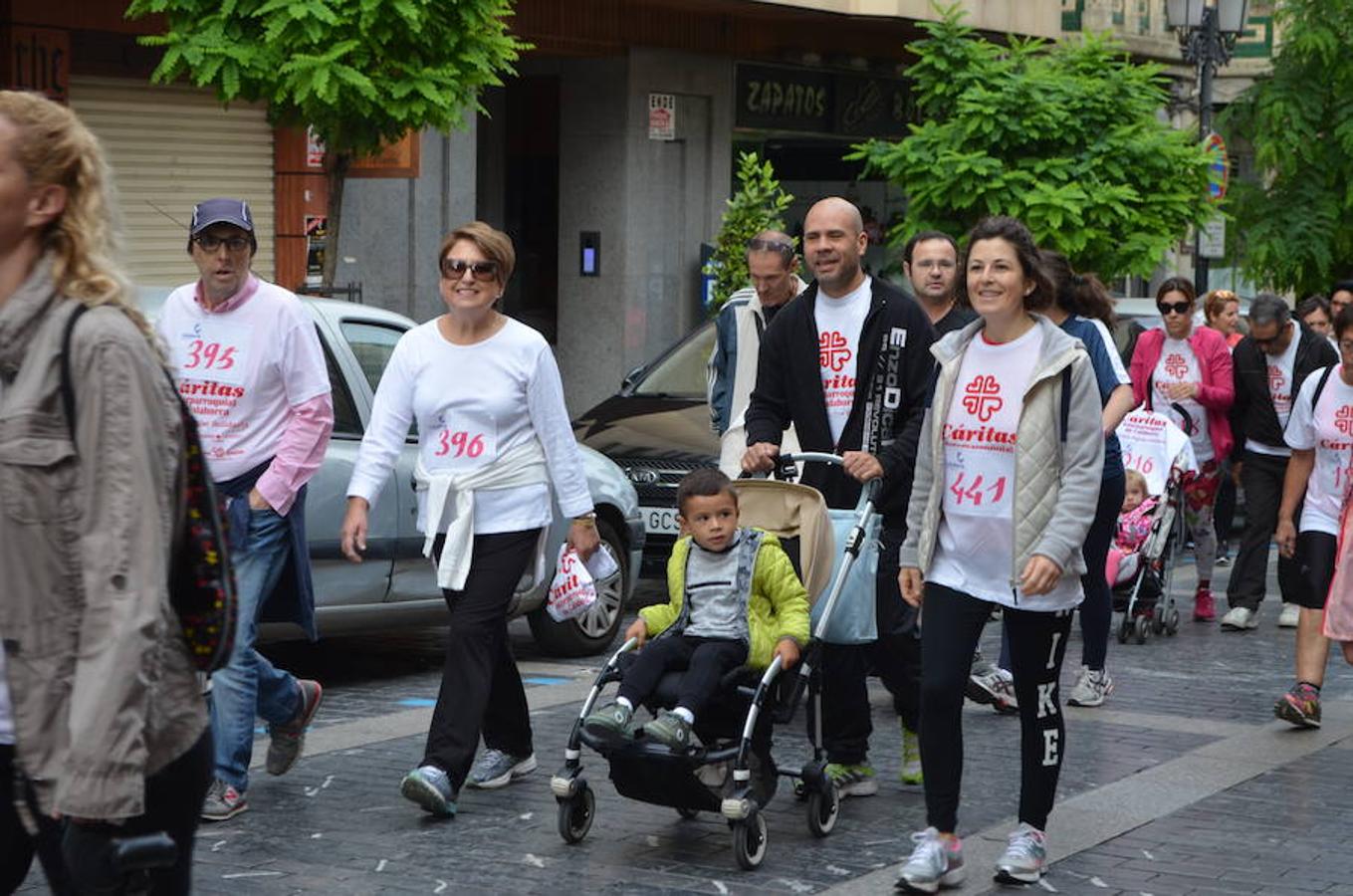 Marcha de Cáritas en Calahorra (I)