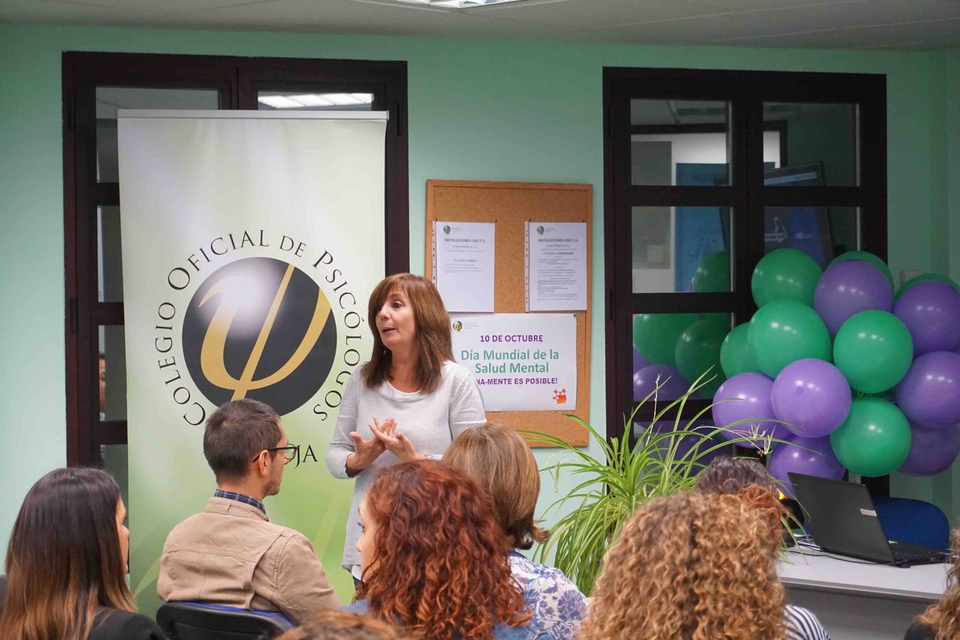 El colegio Oficial de Psicólogos celebra el Día Mundial de la Salud Mental