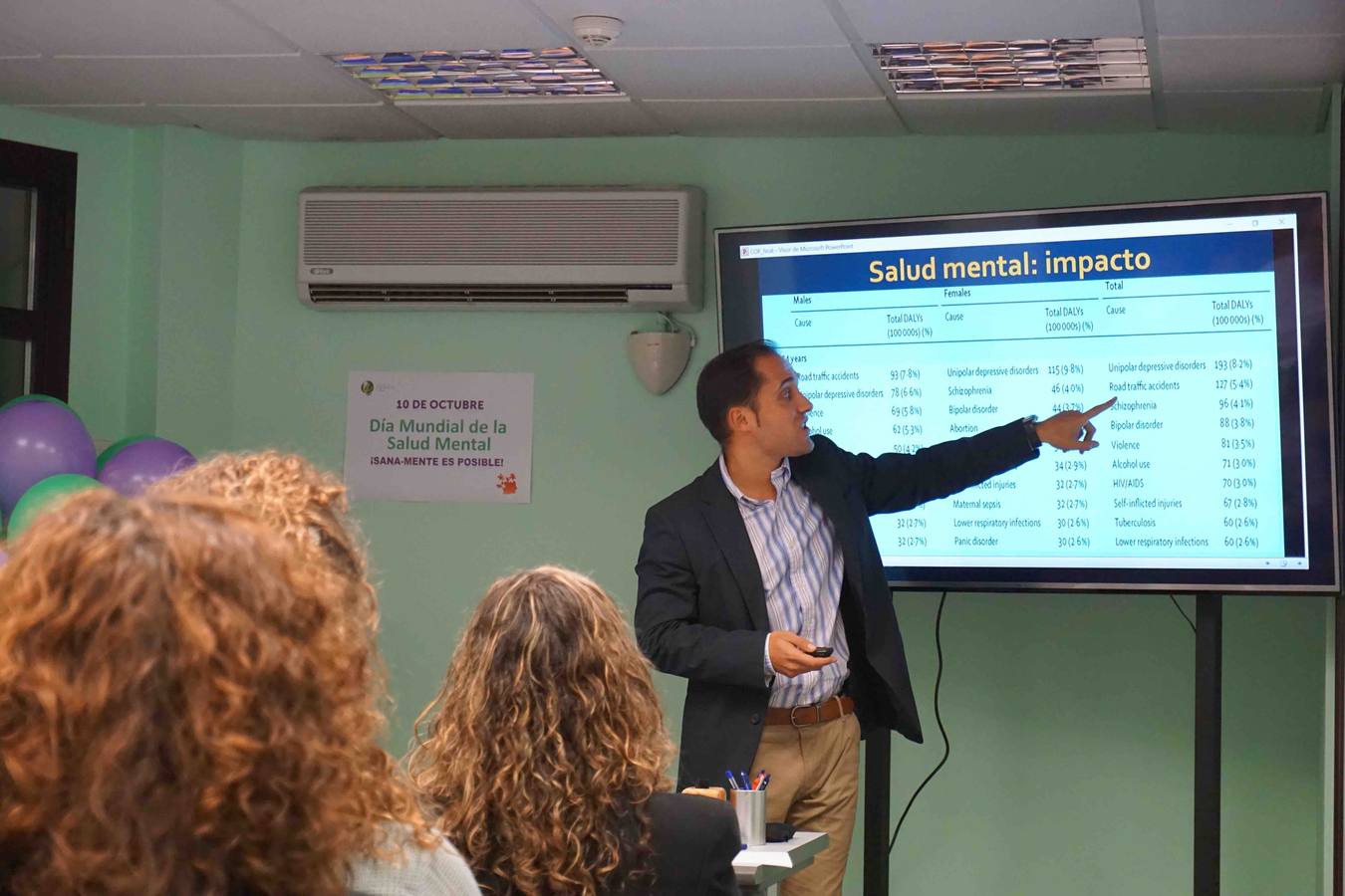 El colegio Oficial de Psicólogos celebra el Día Mundial de la Salud Mental