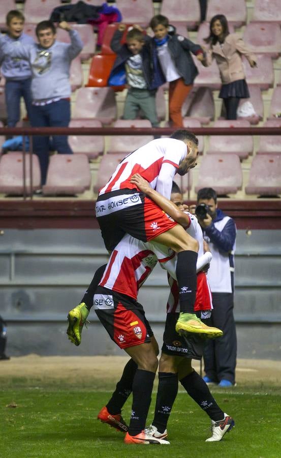 El partido UDL-Sestao: emoción entre el público y los gestos del equipo riojano