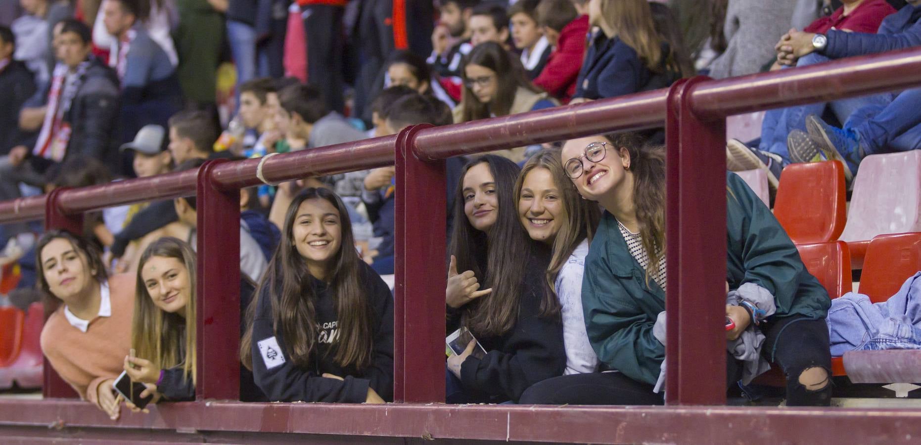 El partido UDL-Sestao: emoción entre el público y los gestos del equipo riojano