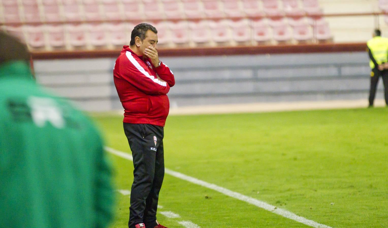 El partido UDL-Sestao: emoción entre el público y los gestos del equipo riojano