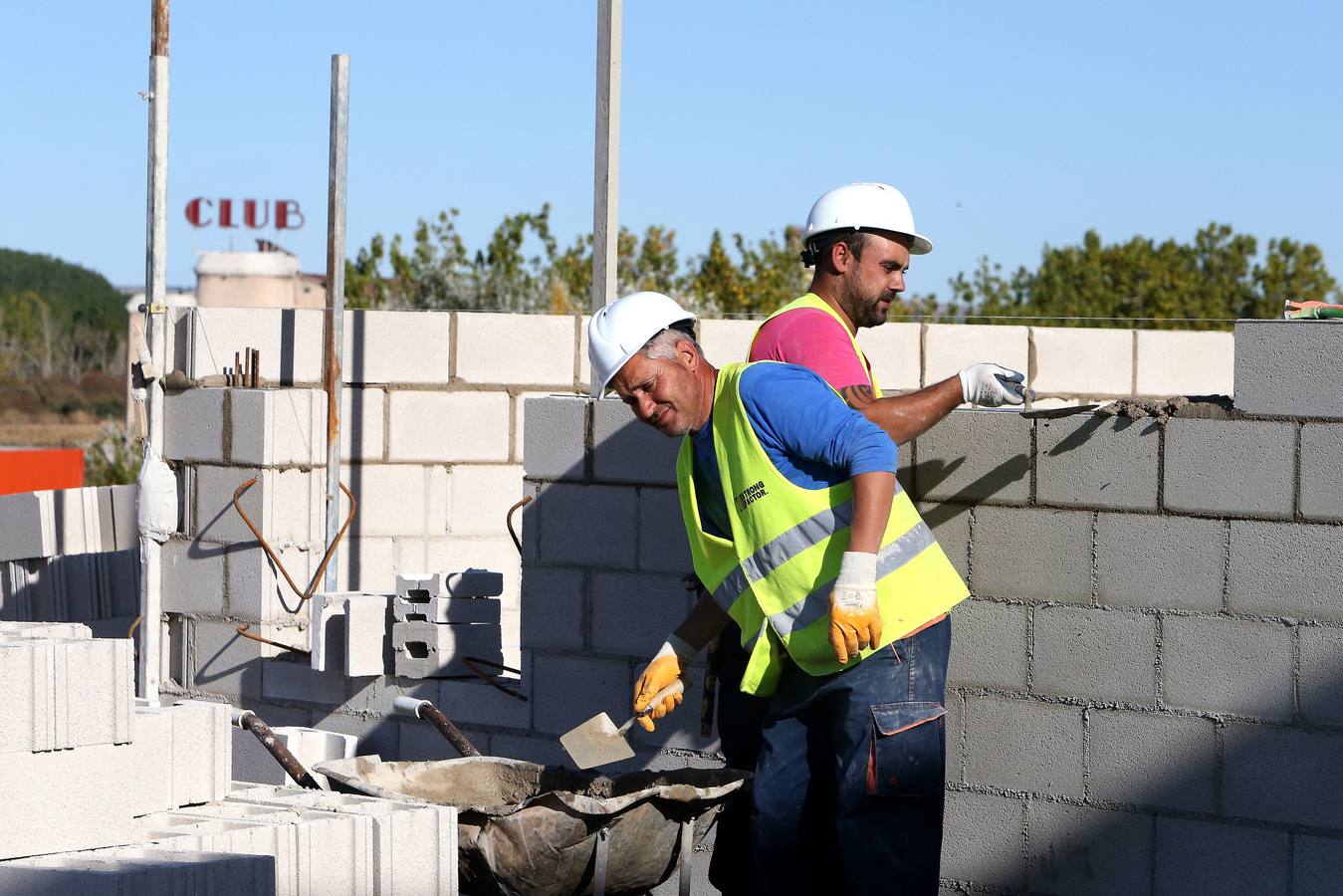 Visita a las obras del enlace de Recajo entre la circunvalación de Logroño, la carretera nacional N-232 y la autopista AP-68