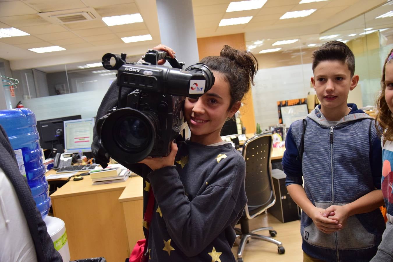 Arrancan las visitas a la multimedia de Diario LA RIOJA con el Colegio de Medrano