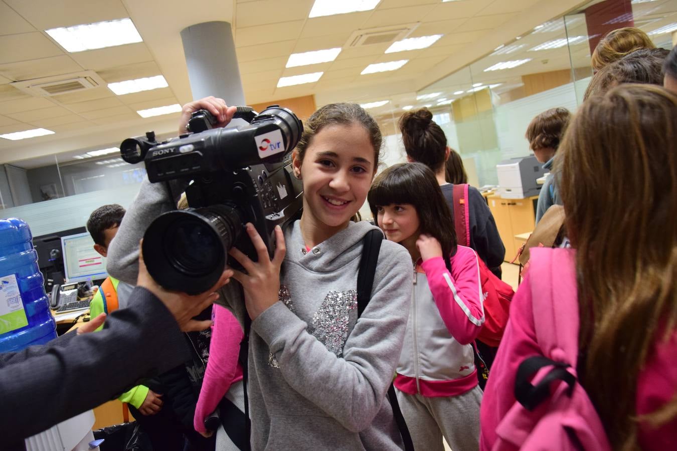 Arrancan las visitas a la multimedia de Diario LA RIOJA con el Colegio de Medrano