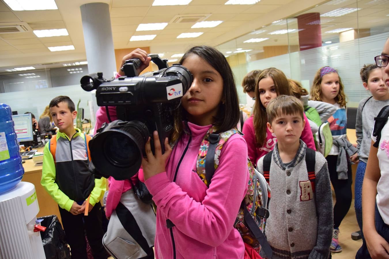 Arrancan las visitas a la multimedia de Diario LA RIOJA con el Colegio de Medrano