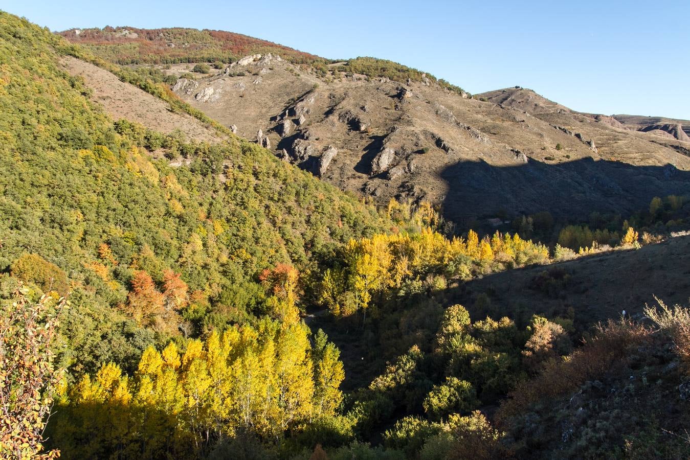 El otoño cambia el paisaje riojano