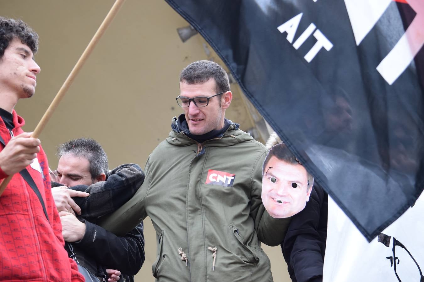 Unas 300 personas se manifiestan por el fin del proceso de los detenidos en el 14N