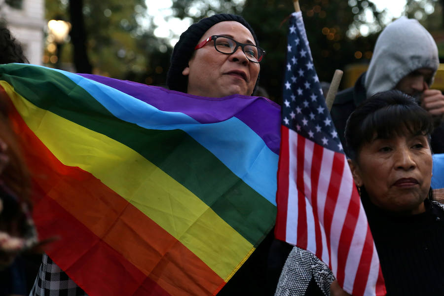 Las protestas contra Trump no cesan