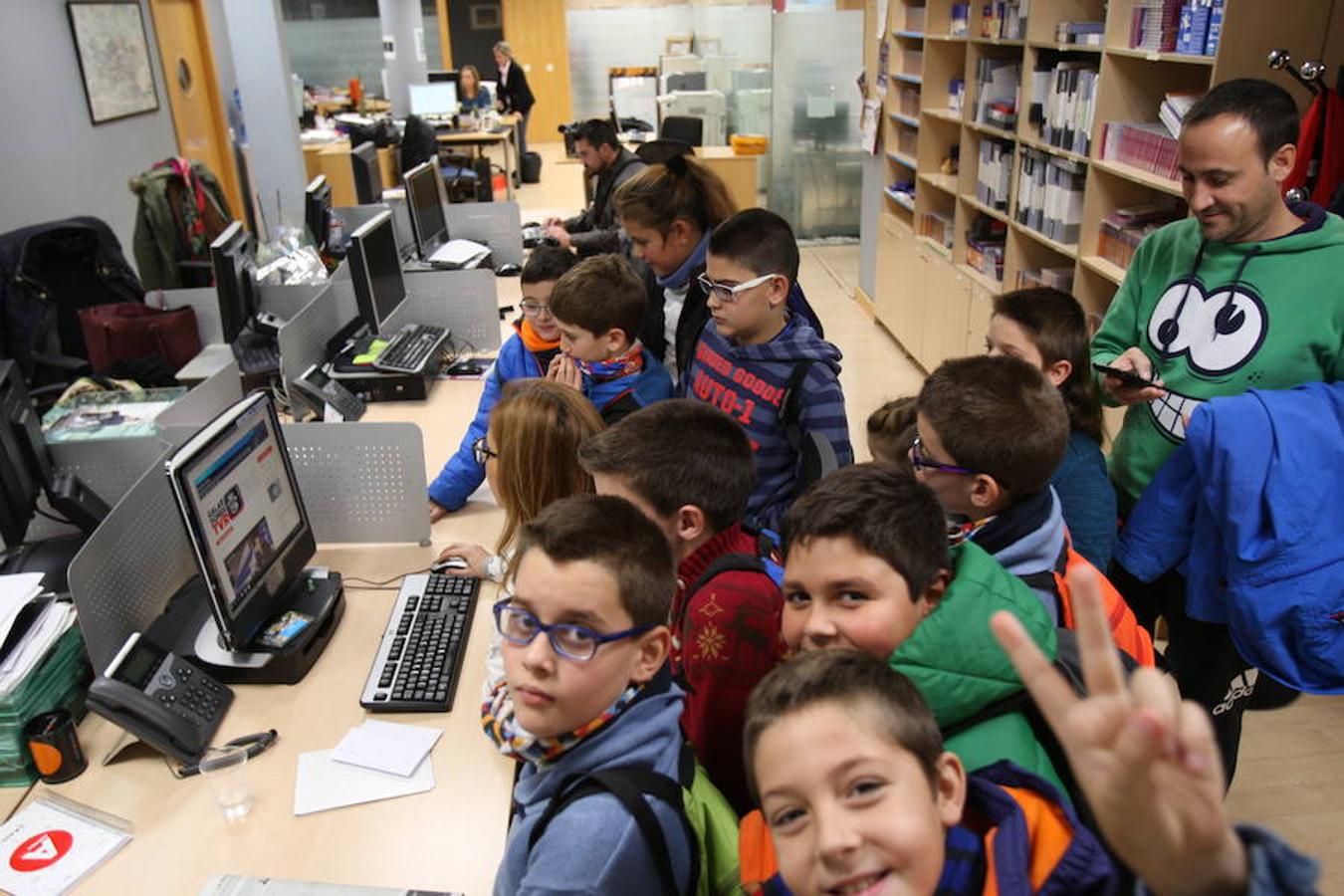 Visita de los alumnos del CRA Moncalvillo de Viguera