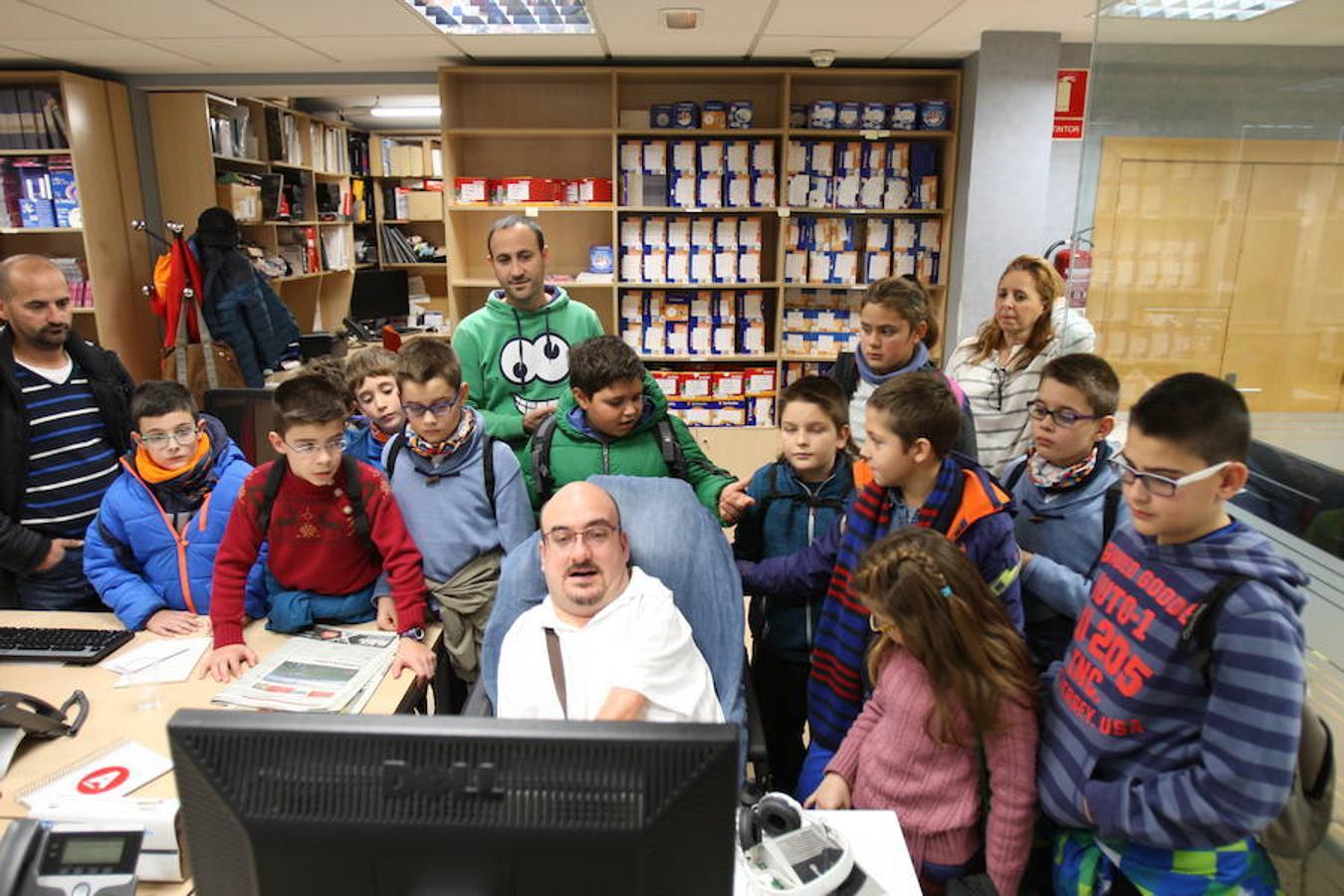 Visita de los alumnos del CRA Moncalvillo de Viguera