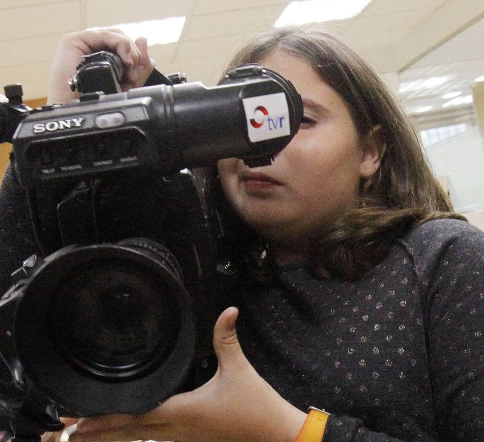 Los alumnos de 5º de Primaria del Colegio Salesianos Domingo Savio de Logroño visitan la multimedia de Diario LA RIOJA