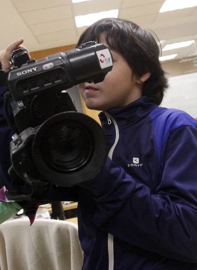 Los alumnos de 5º de Primaria del Colegio Salesianos Domingo Savio de Logroño visitan la multimedia de Diario LA RIOJA
