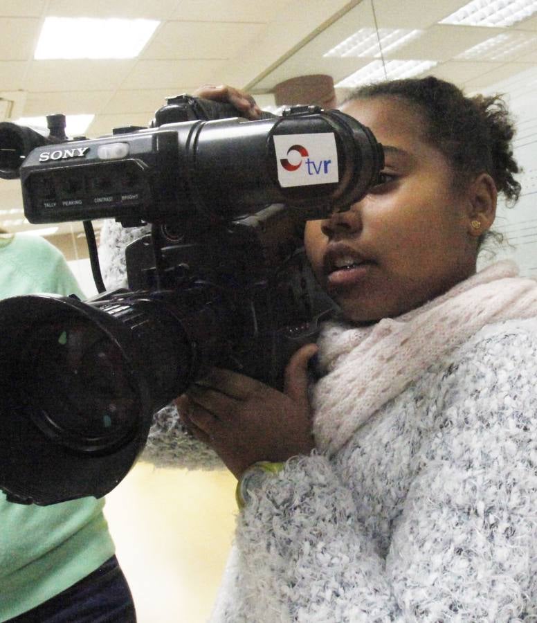 Los alumnos de 5º de Primaria del Colegio Salesianos Domingo Savio de Logroño visitan la multimedia de Diario LA RIOJA