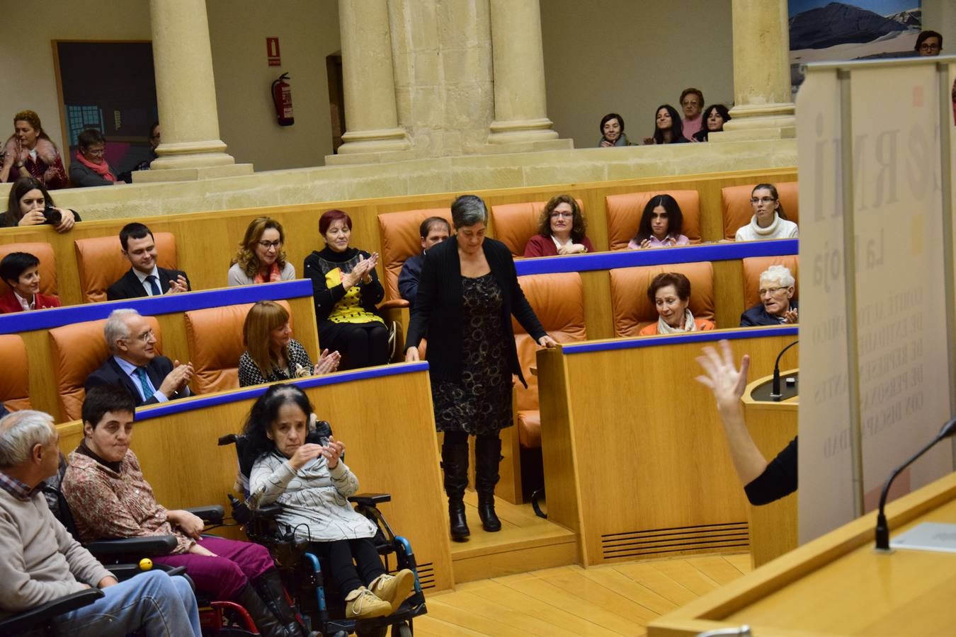 Acto del Día de la Discapacidad en el Parlamento riojano