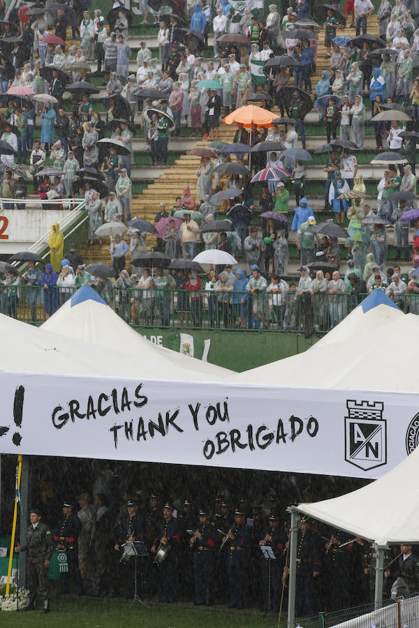 Velorio colectivo a las víctimas del Chapecoense